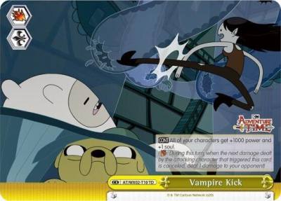 Vampire Kick AT/WX02-T10 TD Adventure Time Card
