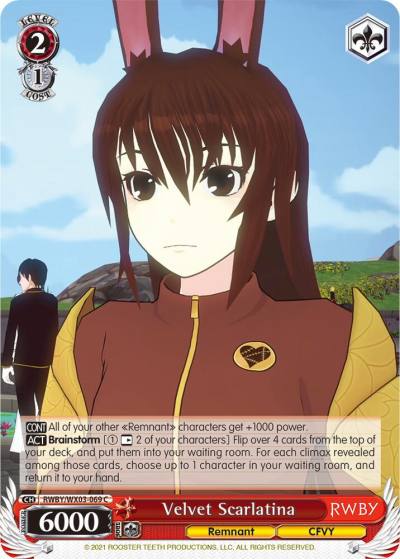 Velvet Scarlatina RWBY/WX03-069 C RWBY Card