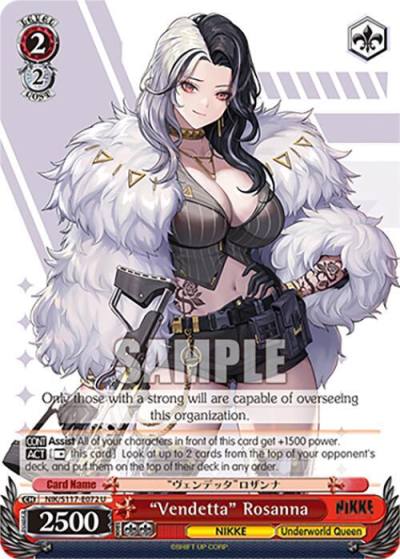 Vendetta Rosanna NIK/S117-E072 U GODDESS OF VICTORY: NIKKE Card