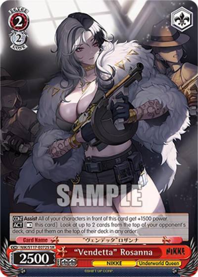 Vendetta Rosanna SR NIK/S117-E072S SR GODDESS OF VICTORY: NIKKE Card