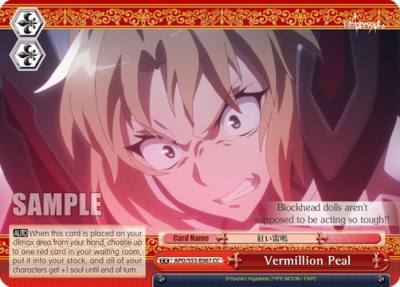 Vermillion Peal APO/S53-E061 CC Fate/Apocrypha Card