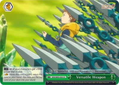 Versatile Weapon SDS/SX03-052 CC The Seven Deadly Sins Card