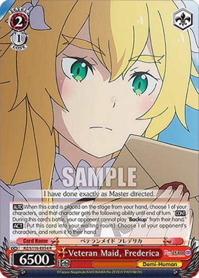 Veteran Maid Frederica RZ/S116-E054 Re:ZERO -Starting Life in Another World- Vol.3 Card