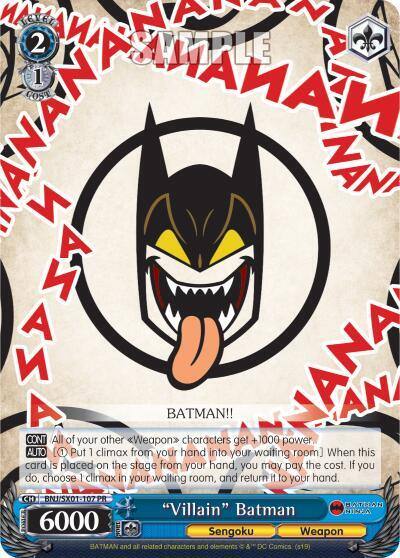 Villain Batman BNJ/SX01-107 PR Batman Ninja Card