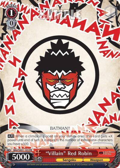 Villain Red Robin BNJ/SX01-103 PR Batman Ninja Card