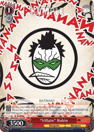 Villain Robin BNJ/SX01-102 PR Batman Ninja Card