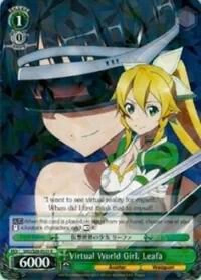 Virtual World Girl Leafa SAO/S26-E025 R Sword Art Online Vol.2 Card