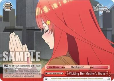 Visiting Her Mothers Grave 5HY/W90-E079 CR The Quintessential Quintuplets 2 Card