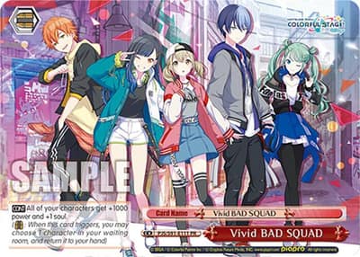 Vivid BAD SQUAD (PR) PJS/S91-E111 PR HATSUNE MIKU: COLORFUL STAGE! Weiss Schwarz card