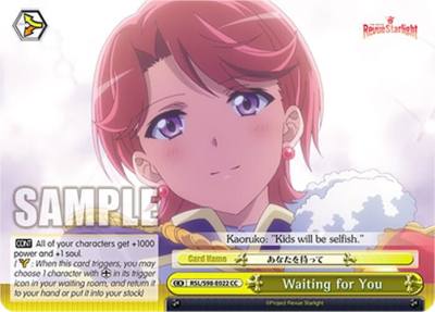 Waiting for You RSL/S98-E022 CC Revue Starlight The Movie Card