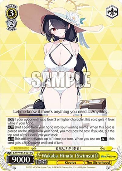 Wakaba Hinata Swimsuit BAV/W112-E019 U Blue Archive Card