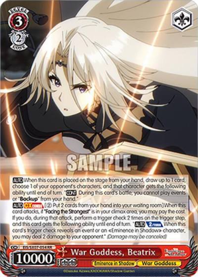 War Goddess Beatrix EIS/SX07-054 The Eminence in Shadow Card