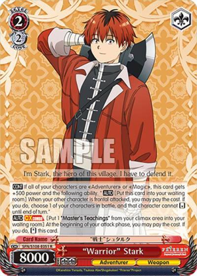 Warrior Stark SFN/S108-E051 R Frieren: Beyond Journey’s End Card