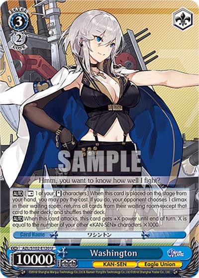 Washington AZL/S102-E120 U Azur Lane Card