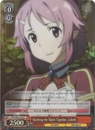 Watching the Match Together Lisbeth Parallel Foil SAO/SE23-E10 C Sword Art Online II Card