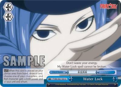 Water Lock FT/EN-S02-100 CC Fairy Tail ver.E Card