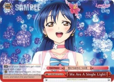 We Are A Single Light c Red LL/EN-W02-E112c CR Love Live! DX Vol.2 Card