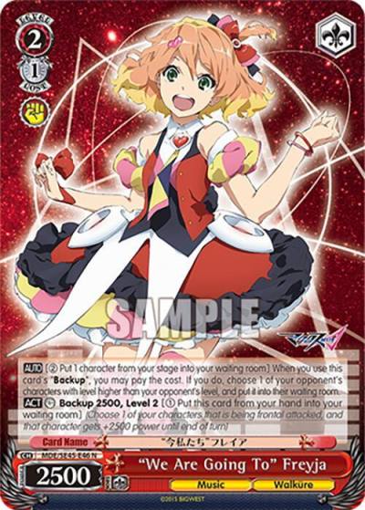 We Are Going To Freyja MDE/SE45E46 N MACROSS Delta Premium Booster Card