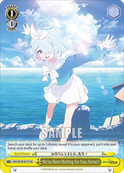 We ve Been Waiting for You Sensei SR BAV/W129-E017S Blue Archive The Animation Card