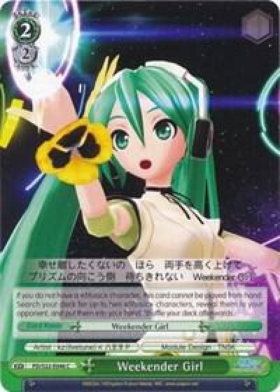 Weekender Girl PD/S22-E046 C Hatsune Miku -Project DIVA- f Card