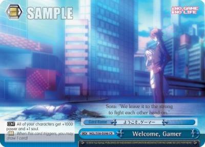 Welcome Gamer NGL/S58-E098 CR No Game No Life Card