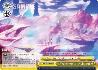 Welcome to Disboard NGL/S58-TE10 TD No Game No Life Card
