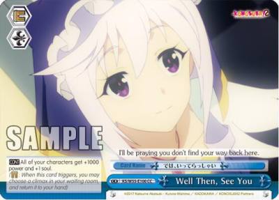 Well Then See You KS/W55-E100 CC KonoSuba 2 Card