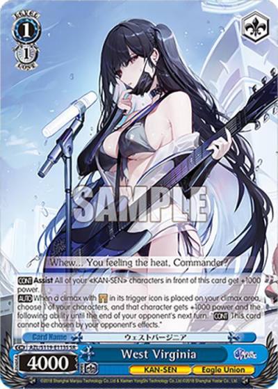 West Virginia SR AZL/S119-E113S SR Azur Lane Vol. 2 Card