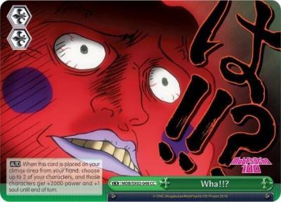 Wha MOB/SX02-048 CC Mob Psycho 100 Card