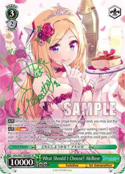 What Should I Choose AkiRose SP HOL/W91-TE034SP SP hololive production Card