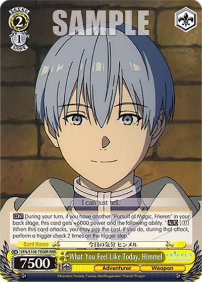What You Feel Like Today Himmel RRR SFN/S108-TE08R RRR Frieren: Beyond Journey’s End Card