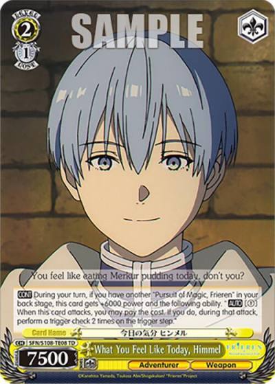What You Feel Like Today Himmel SFN/S108-TE08 TD Frieren: Beyond Journey’s End Card