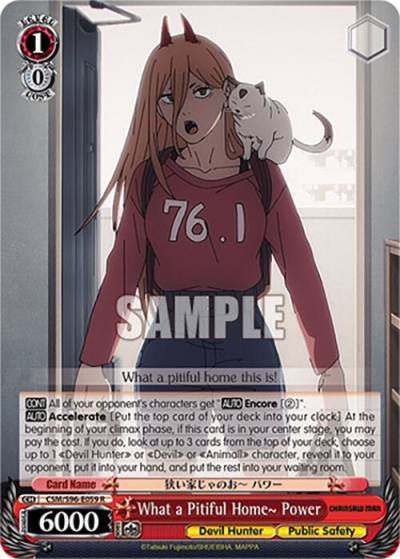 What a Pitiful Home~ Power CSM/S96-E059 R Chainsaw Man Card