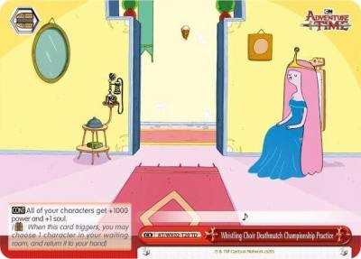 Whistling Choir Deathmatch Championship Practice AT/WX02-T20 TD Adventure Time Card