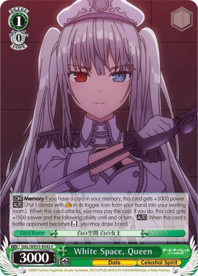 White Space Queen DAL/WE33-E042 C Date A Bullet Card
