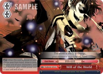 Will of the World P4/EN-S01-070 CC Persona 4 ver.E Card