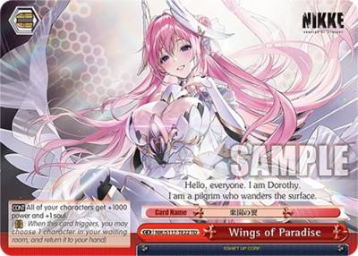 Wings of Paradise NIK/S117-TE22 TD GODDESS OF VICTORY: NIKKE Card