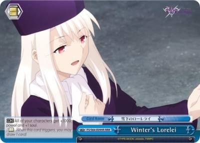 Winters Lorelei RRR FS/S64-E099R RRR Fate/stay night [Heaven’s Feel] Card