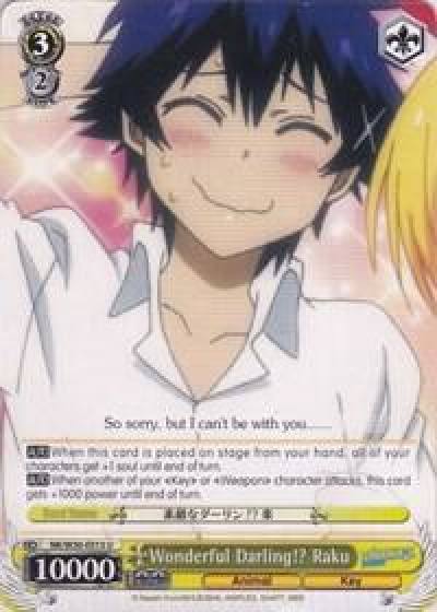 Wonderful Darling Raku NK/W30-E013 U NISEKOI -False Love- Card