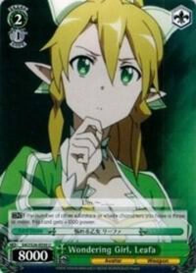 Wondering Girl Leafa SAO/S26-E030 U Sword Art Online Vol.2 Card