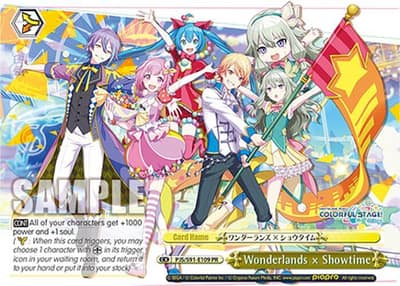 Wonderlands x Showtime (PR) PJS/S91-E109 PR HATSUNE MIKU: COLORFUL STAGE! Weiss Schwarz card