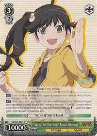 Wreathe fire Bee Karen Araragi NM/S24-E027 NISEMONOGATARI Card