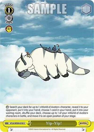 Yip Yip ATLA/WX04-018 U Avatar: The Last Airbender Card