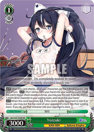 Yoizuki RRR AZL/S102-TE48R RRR Azur Lane Card