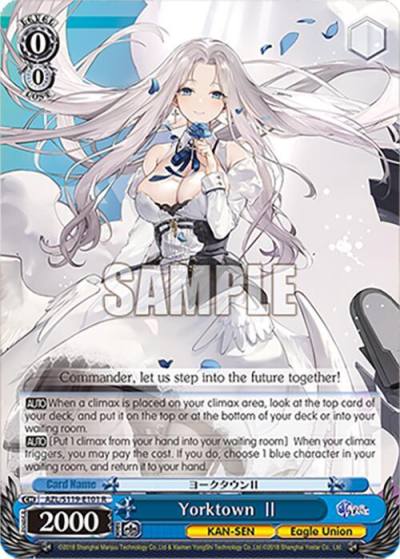 Yorktown II AZL/S119-E101 R Azur Lane Vol. 2 Card