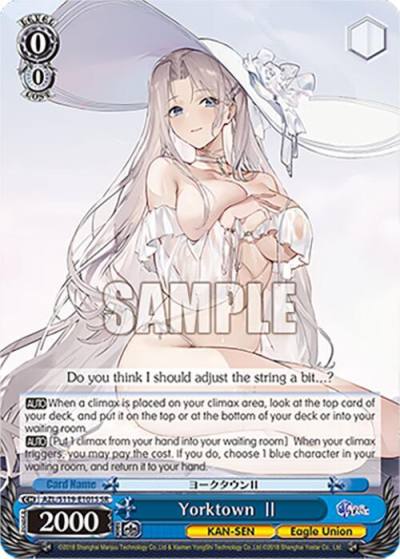Yorktown II SR AZL/S119-E101S SR Azur Lane Vol. 2 Card