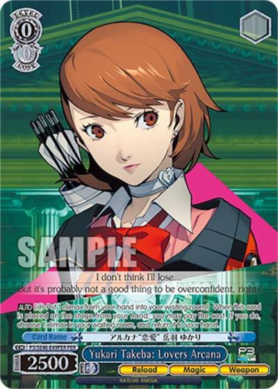 Yukari Takeba Lovers Arcana PER P3/SE46-E49PERPER Persona 3 Reload Premium Booster Card