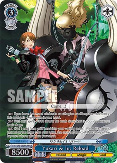 Yukari and Io Reload PER P3/SE46-E55PERPER Persona 3 Reload Premium Booster Card