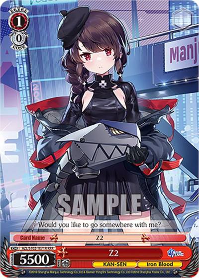 Z2 RRR AZL/S102-TE71R RRR Azur Lane Card