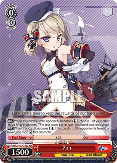Z23 AZL/S102-TE63 TD Azur Lane Card